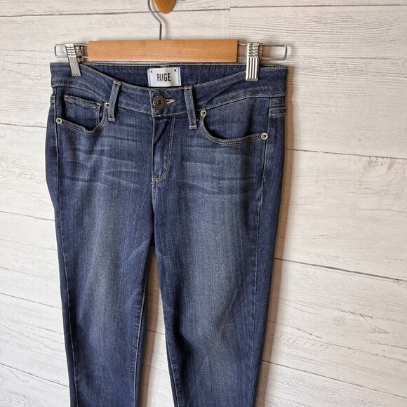 Paige Jeans Womens Size 28 Verdugo Crop Medium Wash Made in USA Denim Cotton - Picture 4 of 15